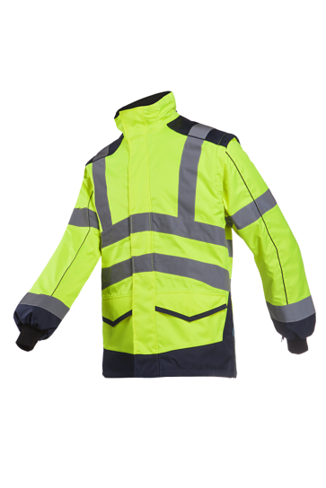 Sioen Alford Hi-Vis Bomber Jacket with Detachable Sleeves